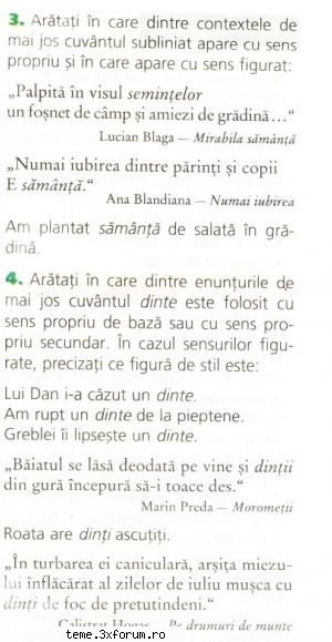 Tema 17 - sens propriu si sens figurat - EVALUAREA NATIONALA 2011