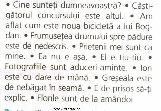 Tema 23 - predicatul nominal - Identifică predicatele nominale şi - EVALUAREA NATIONALA 2011