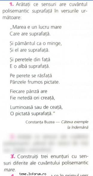 de mai jos. tema 26 - cuvant